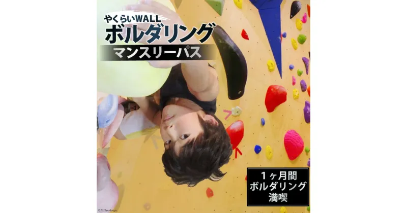 【ふるさと納税】やくらいWALL　マンスリーパス＜ボルダリングパークやくらいWALL＞【宮城県加美町】