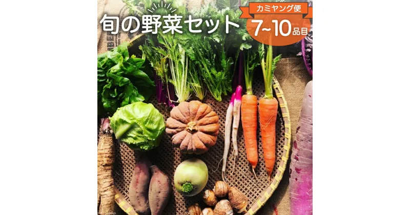 【ふるさと納税】野菜 カミヤング便 旬の野菜 7〜10品種 セット 産地直送 新鮮 詰め合わせ 【5月〜12月限定出荷】 [リロカリコクリ 宮城県 加美町 44581425]