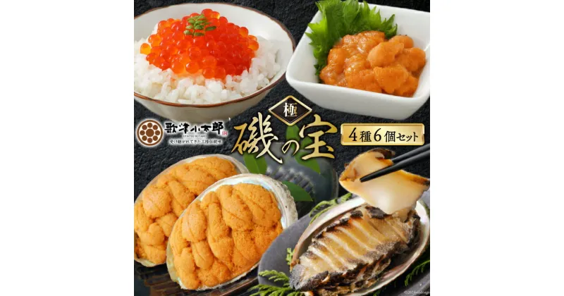 【ふるさと納税】海鮮 詰め合わせ 歌津小太郎 磯の宝 ＜極＞ あわび煮貝 塩うに いくら醤油漬 焼うに [橋本水産食品 宮城県 南三陸町 30ah0004] 魚介 アワビ あわび 鮑 ウニ うに 雲丹 いくら イクラ醤油漬 高級 高級食材 セット 冷凍