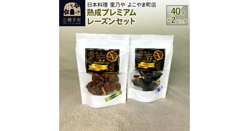 【ふるさと納税】熟成プレミアムレーズンセット 40g×2パック