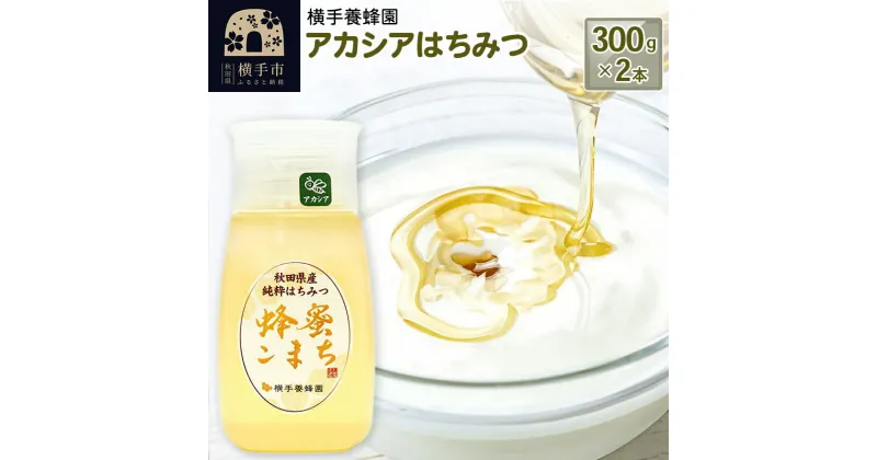 【ふるさと納税】アカシアはちみつボトル 計600g（300g×2本）