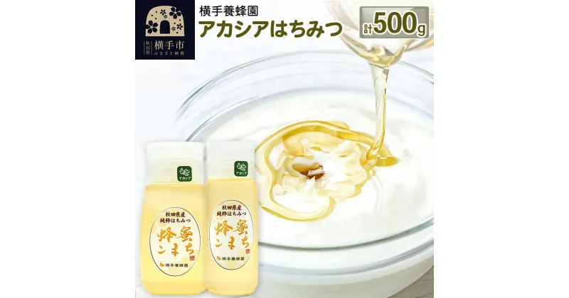 【ふるさと納税】アカシアはちみつボトル 計500g（300g×1本＋200g×1本）