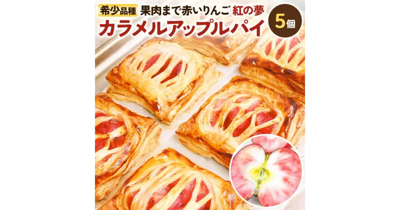 【ふるさと納税】紅の夢カラメルアップルパイ 5個入りセット