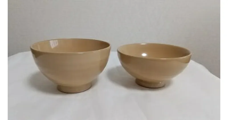 【ふるさと納税】川連漆器　白漆・夫婦飯椀[H2-6101]