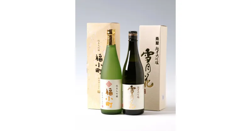 【ふるさと納税】純米大吟醸 飲みくらべ（福小町、両関）[B8-5001]