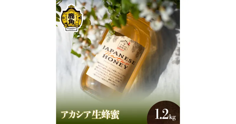 【ふるさと納税】《 先行予約 》 はちみつ アカシア 1.2kg 国産 100% 天然 非加熱 蜂蜜 生はちみつ 純粋 無添加 ハチミツ レシピ レモン 効果 紅茶 贈り物 贈答用 ギフト 贈答 秋田県 秋田 あきた 鹿角市 鹿角 かづの 送料無料 【十和田養蜂場】 2024年度収穫分