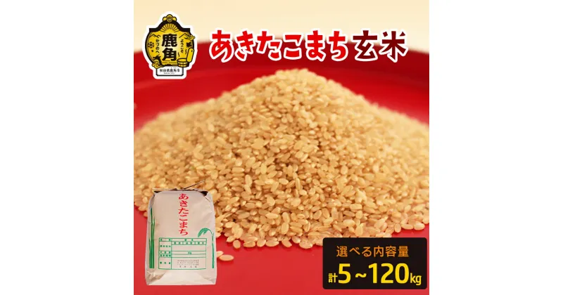 【ふるさと納税】 新米 令和6年産 《玄米》 華やぎ あきたこまち 5kg～20kg 選べる 容量 単品 5kg 10kg 15kg 20kg 小分け パッケージ 玄米 米 お米 こめ コメ 県産米 国産米 ギフト お中元 お歳暮 ふるさと 返礼品 秋田 あきた 鹿角市 鹿角 送料無料 【豊田農園】