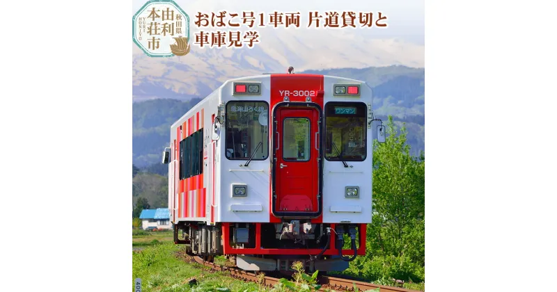 【ふるさと納税】由利高原鉄道 おばこ号1車両片道貸切と車庫見学