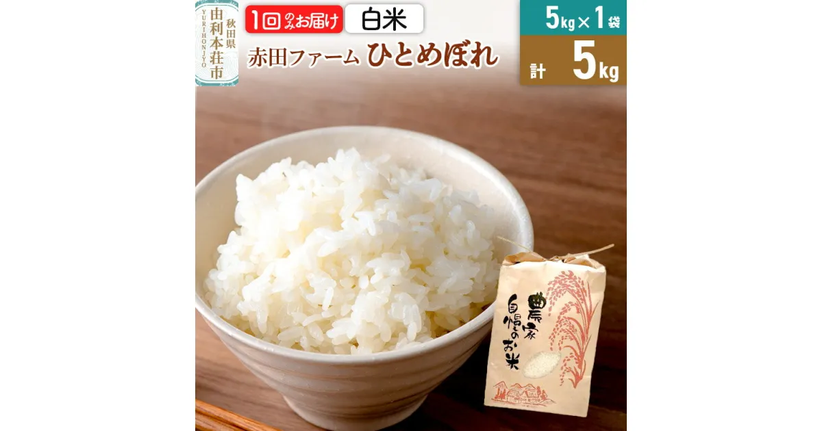 【ふるさと納税】令和6年産【白米】秋田県産ひとめぼれ 5kg