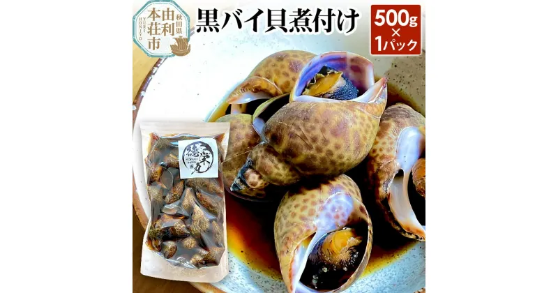 【ふるさと納税】黒バイ貝煮付け 500g