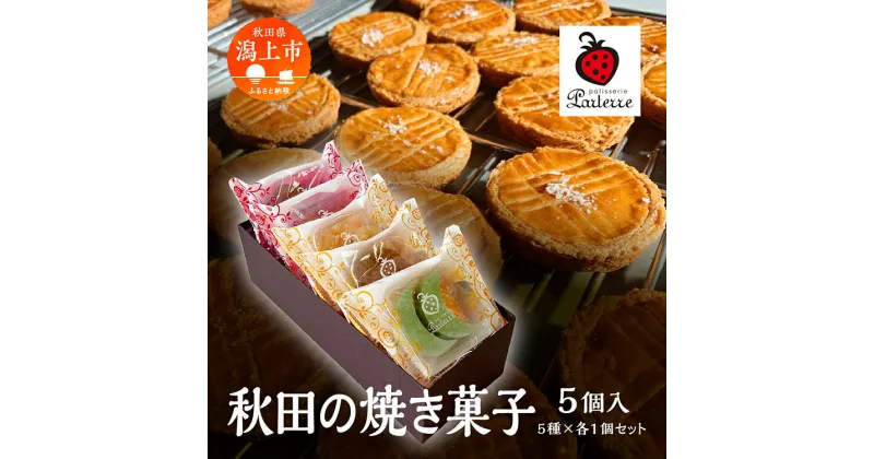 【ふるさと納税】 秋田の焼き菓子 5種 セット サブレ マドレーヌ パウンドケーキ クッキー 詰め合わせ セット 特産品 オリジナル 焼き菓子 お菓子 おやつ ギフト お取り寄せ 手土産 おすすめ ふるさと 潟上市 バレンタイン 秋田 送料無料 【パティスリー・パルテール】