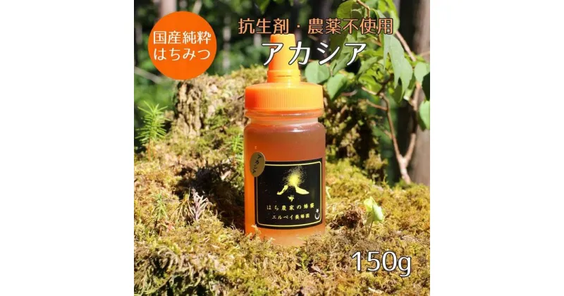 【ふるさと納税】はちみつ　アカシアの花150g（ご家庭用）