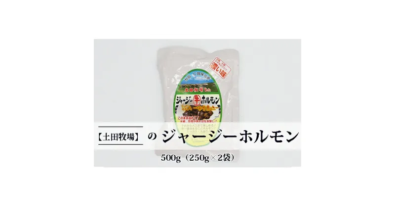 【ふるさと納税】ジャージー牛をまるごと煮込んだ ジャージーホルモン500g（250g×2袋 味噌味）　ホルモン 肉の加工品 加工食品 味噌味