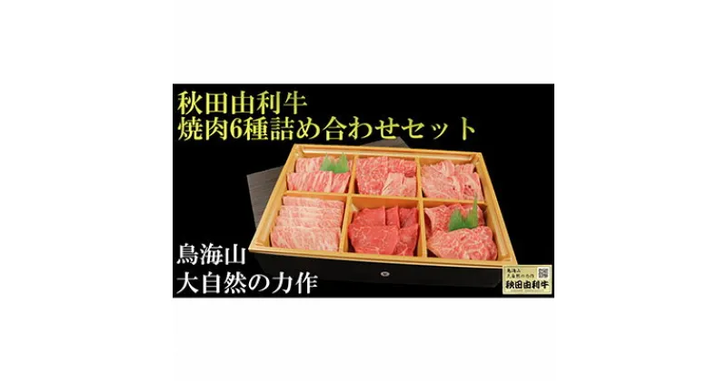 【ふるさと納税】秋田由利牛 焼肉6種詰め合わせセット　ロース・お肉・牛肉・焼肉・バーベキュー