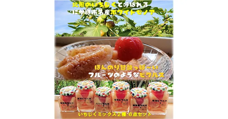 【ふるさと納税】《いちじく》と《ミニトマト》のデザート風味ピクルス 2種6点セット　 野菜 加工品 瓶詰 酢漬け くだもの フルーツ 無花果 イチジク