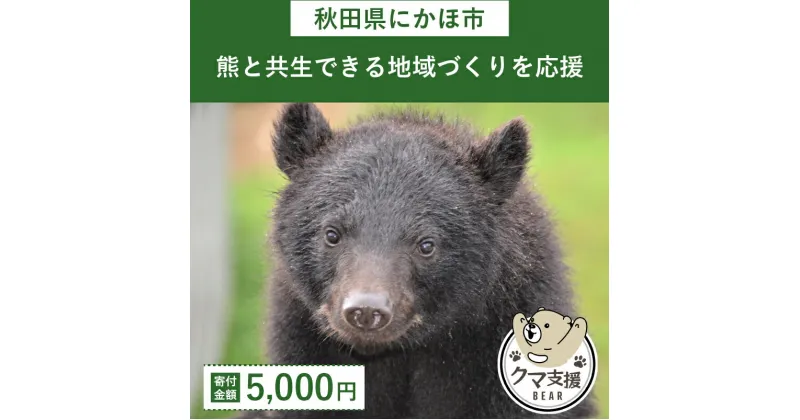 【ふるさと納税】《クマといい距離プロジェクト》寄附のみ5,000円　 活動資金 クマとの共生 捕獲・駆除されるクマを少しでも減らしたい