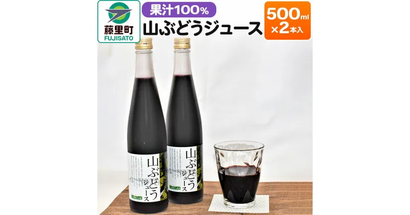 【ふるさと納税】山ぶどうジュース 500ml×2本 フルーツ 果物