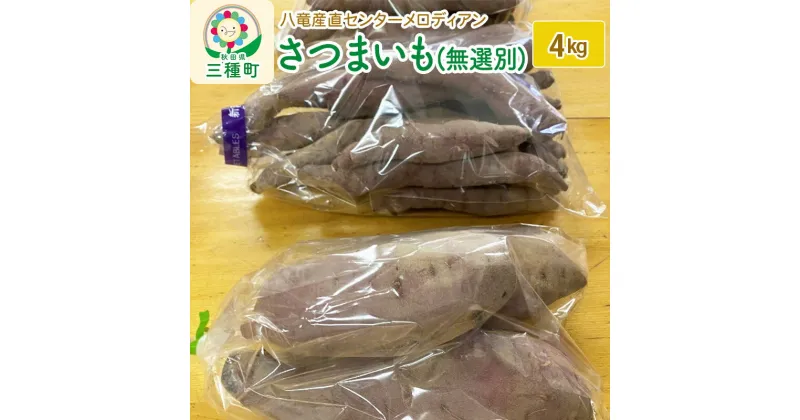 【ふるさと納税】さつまいも4kg（無選別）（品種食べ比べセット）