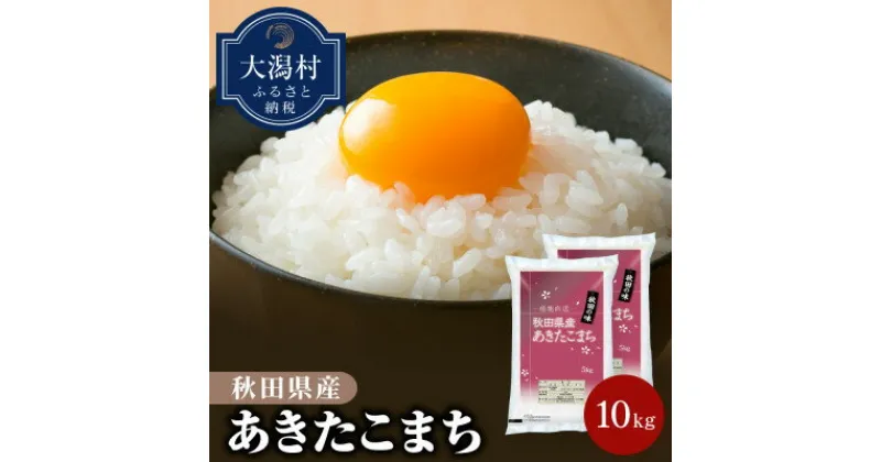 【ふるさと納税】【令和6年産】秋田県産あきたこまち10kg【配送不可地域：離島・沖縄県】【1381404】