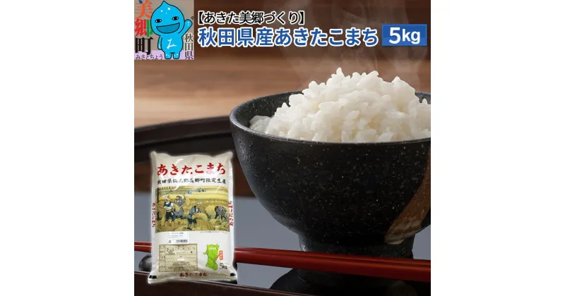 【ふるさと納税】令和6年産 秋田県産 あきたこまち 5kg×1袋 あきた美郷づくり