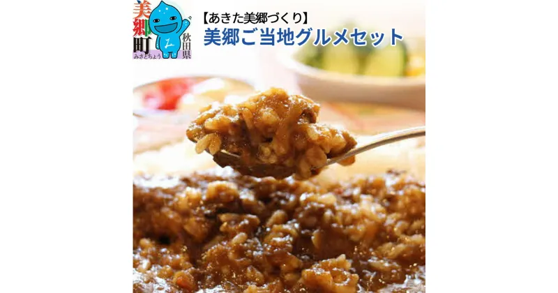 【ふるさと納税】美郷ご当地グルメセット（キーマカレー、美郷たぬ中、みさとまんま（まぜごはんの素））