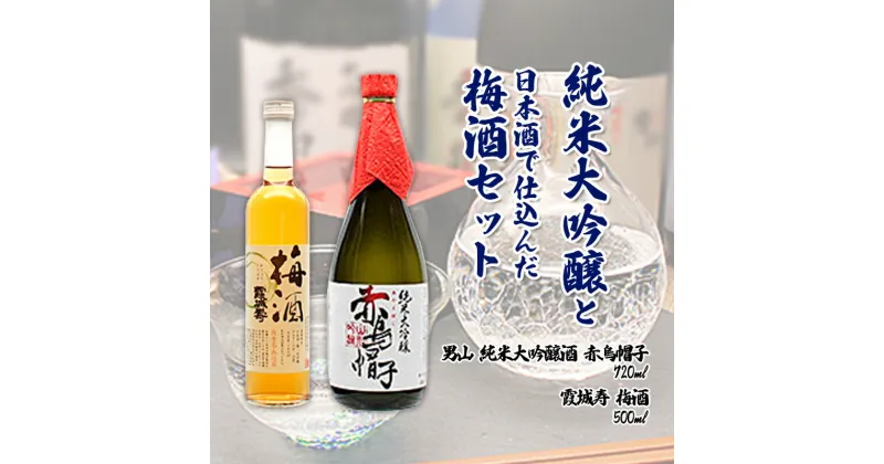 【ふるさと納税】純米大吟醸と日本酒で仕込んだ梅酒セット 男山 fz20-048 山形 お取り寄せ 送料無料