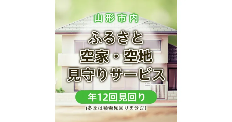 【ふるさと納税】ふるさと空家・空地 見守りサービス(年12回見回り 冬季は積雪見回りを含む） fz22-505