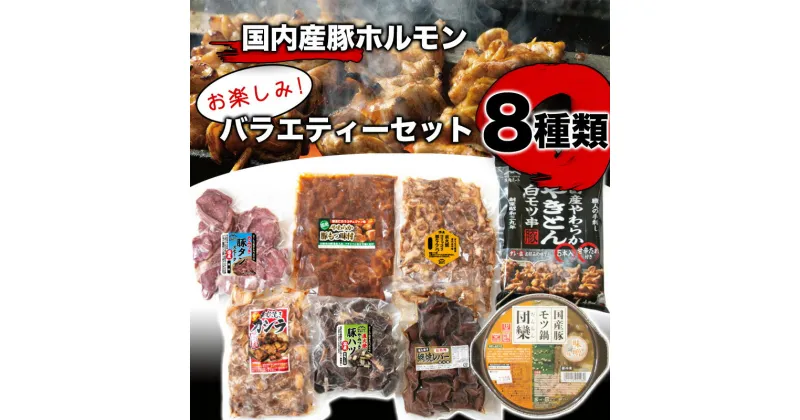 【ふるさと納税】ホルモン お楽しみバラエティーセット 8種類 庄内ミート | 山形県 鶴岡市 山形 鶴岡 豚 豚肉 豚ホルモン 肉 セット ホルモン 国産肉 国産 お肉 食べ比べ 詰め合わせ お取り寄せグルメ 焼肉 焼き肉 バーベキュー 豚もつ もつ モツ バラエティ bbq ポーク