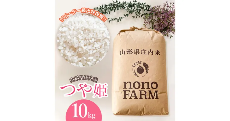 【ふるさと納税】令和6年産 つや姫 精米 10kg 山形県庄内産 | 鶴岡市 つやひめ 名産品 特産品 ブランド米 名産 おこめ 白米 食べ物 お取り寄せ ご当地