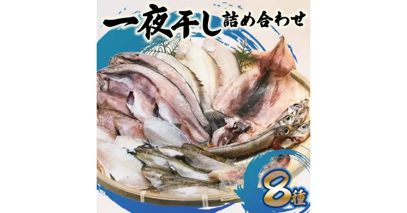 【ふるさと納税】【鶴岡市 庄内浜】 一夜干し8種詰め合わせ 庄内観光物産館