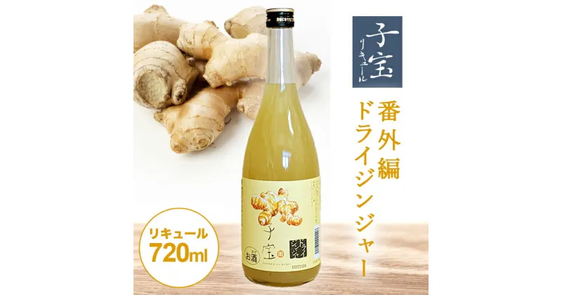 【ふるさと納税】 子宝リキュール 番外編ドライジンジャー 720ml×1本 東北 山形県 酒田市 庄内地方 子宝 フルーツ リキュール しょうが 生姜 ジンジャー お酒 楯の川酒造 楯野川