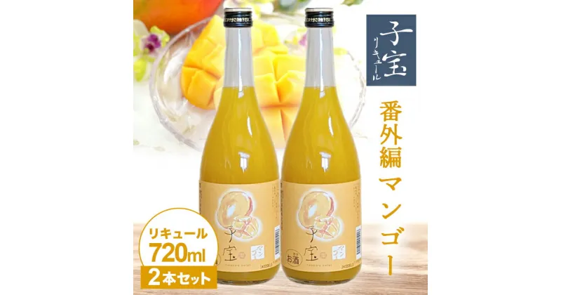 【ふるさと納税】子宝リキュール 番外編マンゴー 720ml×2本 東北 山形県 酒田市 庄内地方 子宝 フルーツ くだもの お酒 楯の川酒造 楯野川