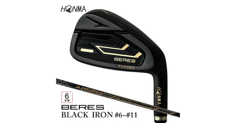 【ふるさと納税】本間ゴルフ BERES 09 BLACK IRON #6~#11 6本組 ゴルフクラブ アイアン セット