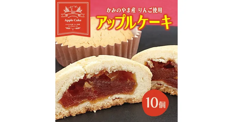 【ふるさと納税】東家菓（トンチャカ）アップルケーキ 10個 山形県 上山市 0048-2413