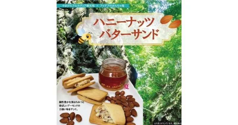 【ふるさと納税】秘境三淵渓谷の夏のはちみつを使った「ハニーナッツバターサンド」10個入×1箱_E126