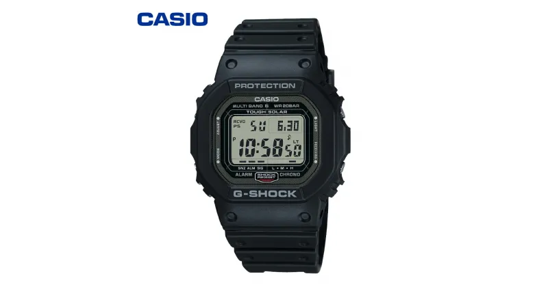 【ふるさと納税】CASIO腕時計 G-SHOCK GW-5000U-1JF 時計 メンズ 耐衝撃 ワールドタイム 樹脂バンド ソフトウレタン デジタル ウォッチ カシオ 男性 新品 山形県 東根市