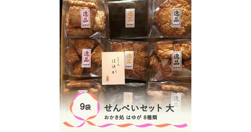 【ふるさと納税】おかき処『はゆが』せんべいセット(大)　煎餅　のし　ギフト　お中元　お歳暮　送料無料