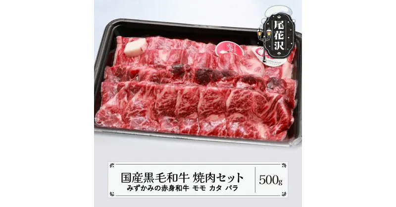 【ふるさと納税】焼肉セット 500g モモ カタ バラ みずかみの赤身和牛 国産黒毛和牛 スキンパック包装 山形県 尾花沢市 牛肉 肉 お肉 国産 国産牛 赤身 赤身和牛 黒毛和牛 ヘルシー 焼肉 送料無料 00724A※2024年12月中旬頃〜順次発送予定