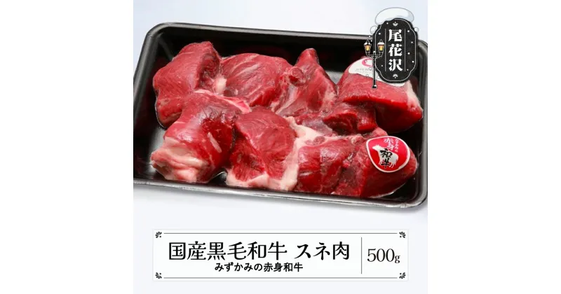 【ふるさと納税】スネ肉 500g みずかみの赤身和牛 国産黒毛和牛 スキンパック包装 山形県 尾花沢市 牛肉 肉 お肉 国産 国産牛 赤身和牛 黒毛和牛 スネ すね すね肉 送料無料 00730A ※2024年12月中旬頃〜順次発送予定