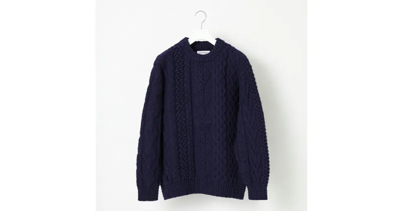 【ふるさと納税】 A2 : A SWEATER IS LOVE. -NAVY ネイビー セーター 服 洋服 ユニセックス メンズ レディース ブランド 山形県 山辺町 yt-slxxn